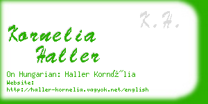 kornelia haller business card